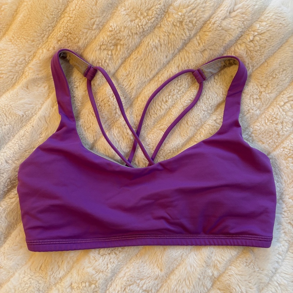 Purple Women's Lululemon Free to be Sports Bra size 6